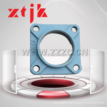 Stainless Steel Square Shape Four Bores Bearing Block